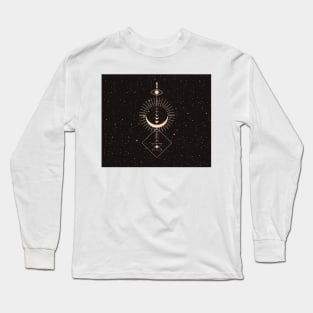 Moon Phases Symbol Long Sleeve T-Shirt